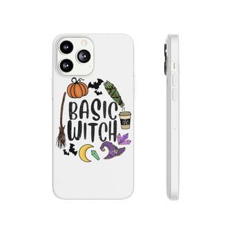 Basic Witch Hat Witches Pumpkin Moon Witchcraft Halloween Phonecase iPhone - Seseable