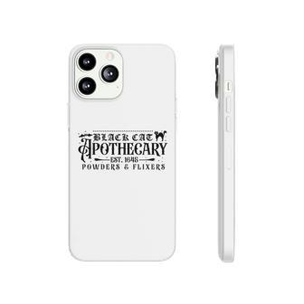 Black Cat Apothecary Est 1645 Powders And Llixers Halloween Phonecase iPhone - Seseable