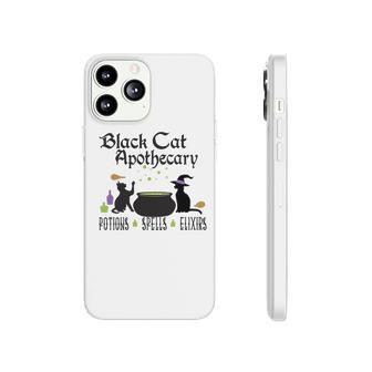 Black Cat Apothecary Halloween Gift Potions Spells Elixers Phonecase iPhone - Seseable