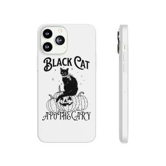 Black Cat Apothecary Pumpkin Halloween Phonecase iPhone - Seseable
