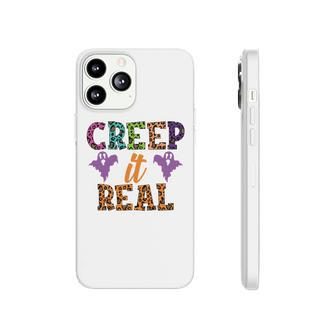 Colorful Boos Creep It Real Halloween Gifts Phonecase iPhone