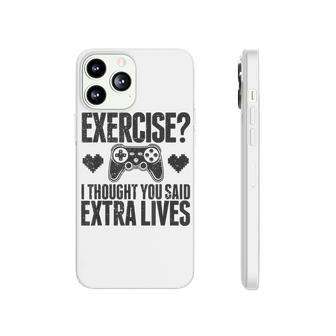 Extra Lives Funny Video Game Controller Retro Gamer Boys V18 Phonecase iPhone - Thegiftio UK
