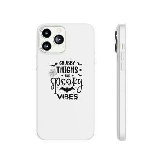 Funny Thick Thights And Spooky Vibes Halloween Phonecase iPhone - Seseable