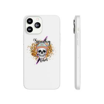 Lighting Skull Thick Thights And Spooky Vibes Halloween Phonecase iPhone - Seseable