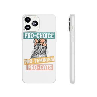 Pro Choice Pro Feminism Pro Cats Feminism Feminist Phonecase iPhone - Seseable