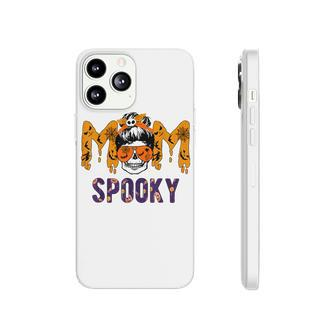 Spooky Mama Messy Skull Mom Witch Halloween Women Phonecase iPhone - Seseable