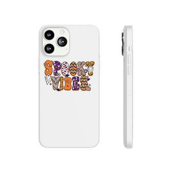 Thick Thights And Spooky Vibes Boo Colorful Halloween Phonecase iPhone - Seseable