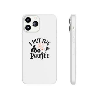 Witch Halloween I Put The Boo In Boujee Phonecase iPhone - Seseable