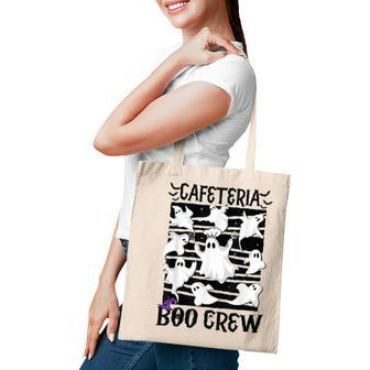 Cafeteria Boo Crew Teacher Lunch Lady Team Spooky Babe Ghost Tote Bag - Thegiftio UK