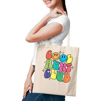 Cool Aunt Club Funny Smile Colorful Cool Aunt Club Aunties V2 Tote Bag - Thegiftio UK