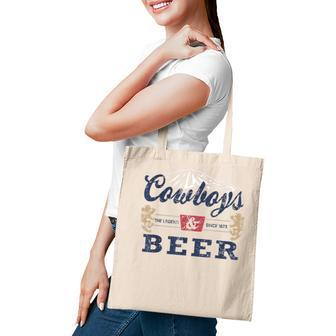 Cowboys And Beer Outfit For Women Rodeo Western Country Tote Bag - Thegiftio UK