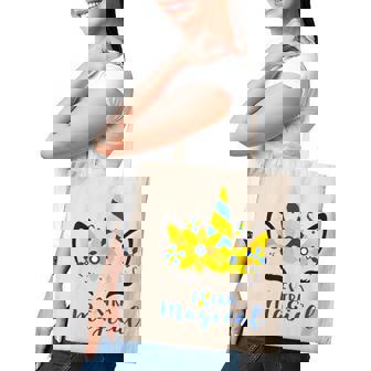 Down Syndrome Awareness Unicorn Girl Mom Extra Magical Tote Bag - Thegiftio