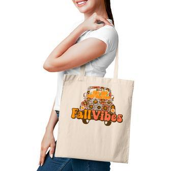 Fall Vibes Truck Thankful Truck Driver For Father Day Tote Bag - Thegiftio UK