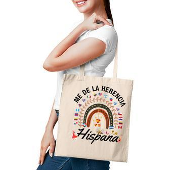 Funny National Hispanic Heritage Month Rainbow All Countries V2 Tote Bag - Thegiftio UK