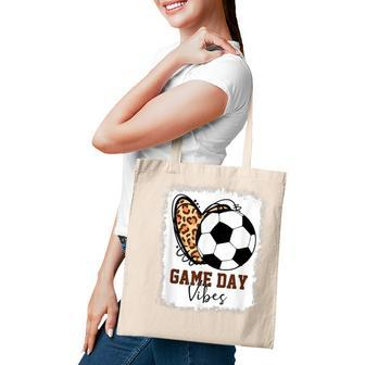 Funny Soccer Game Day Vibes Soccer Mom Game Day Season Tote Bag - Thegiftio UK