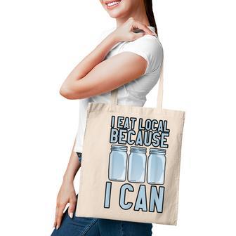 I Eat Local Because I Can V4 Tote Bag - Thegiftio UK