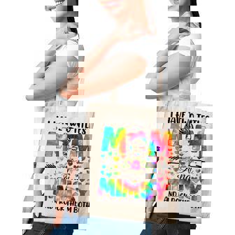 I Have Two Titles Mom & Mimsy Tie Dye Decor Mothers Day Tote Bag - Thegiftio