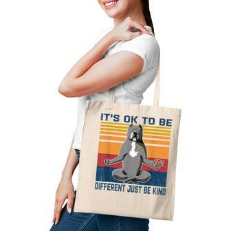 Its Ok To Be Different Just Be Kind Kindness - Pitbull Dog Tote Bag - Thegiftio UK