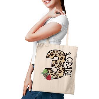 Leopard Floral 3Rd Grade Teacher Sudent Back To School 2022 Tote Bag - Thegiftio UK