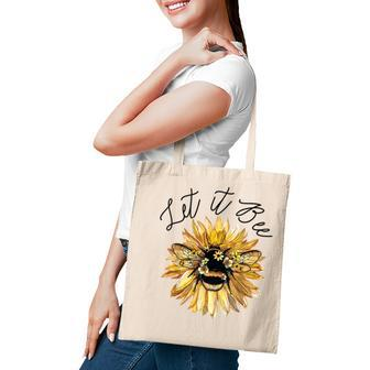 Let It Be Bee Sunflower For Women Summer Tops Tote Bag - Thegiftio UK