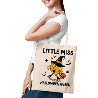 Little Miss Halloween Queen Pumpkin V2 Tote Bag - Thegiftio UK