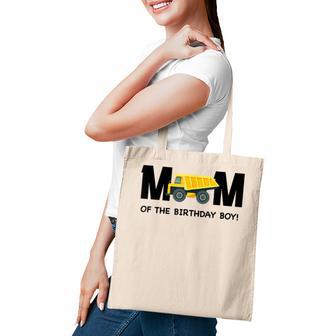 Mom Of The Birthday Boy Construction Truck First Birthday Tote Bag - Thegiftio UK