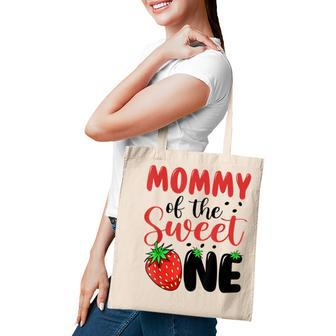 Mommy Of The Sweet One Strawberry 1St First Birthday Family Tote Bag - Thegiftio UK