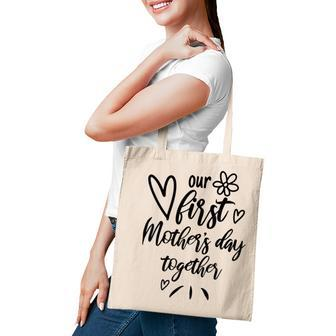 Our First Mothers Day Happy New Mom Mothers Day Rainbow Tote Bag - Thegiftio UK