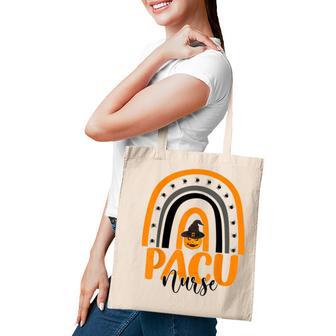 Pacu Nurse Nursing Rainbow Pumpkin Halloween Costume Tote Bag - Thegiftio UK