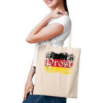 Prost German Flag Retro 2022 Oktoberfest For Men Women Tote Bag - Thegiftio UK