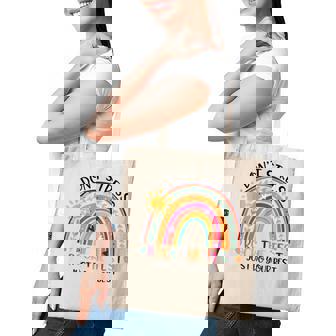 Rainbow Dont Stress Just Do Your Best Rock The Test Testing Tote Bag - Thegiftio