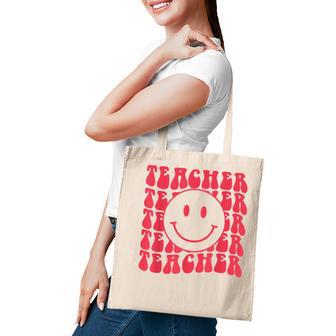 Retro Teacher Inspirational Colorful Elementary School Tote Bag - Thegiftio UK
