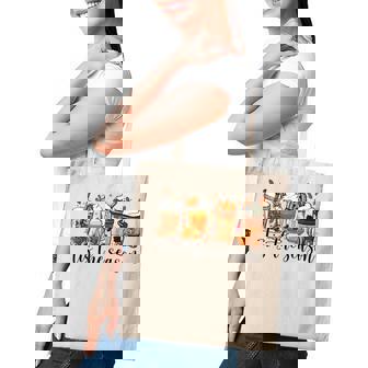 Retro Tis The Season Pumpkin Spice Halloween For Men Women Tote Bag - Thegiftio