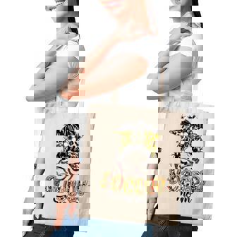 Soccer Mom Soccer Mom Life Leopard Tote Bag - Thegiftio