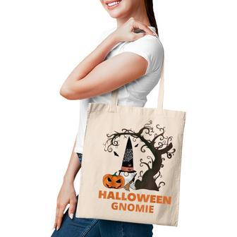 Spooky Halloween Gnome Witch Pumpkin Tote Bag - Thegiftio UK