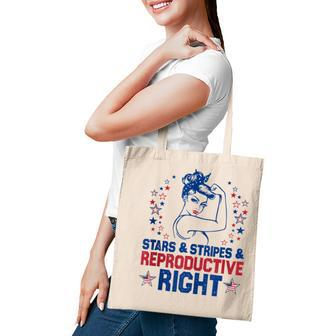 Stars Stripes Reproductive Rights Womens Rights Feminist Tote Bag - Thegiftio UK