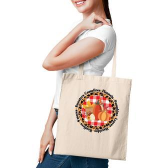 Sweaters Campfires Flannels Pumpkins Leaves Fall Tote Bag | Seseable CA