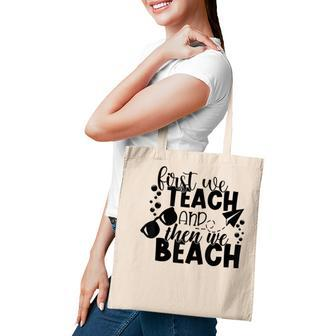 The Beach Teacher Off Duty On Break Summer Holidays Womens Tote Bag - Thegiftio UK