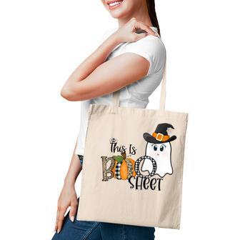 This Is Boo Sheet Funny Womens Halloween Tote Bag - Thegiftio UK