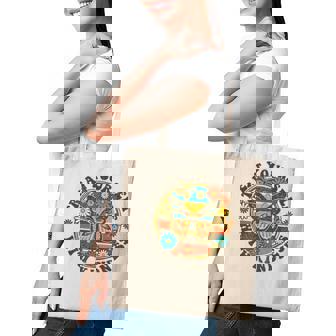 Treat Yourself With Kindness Mental Health Retro Butterfly Tote Bag - Thegiftio