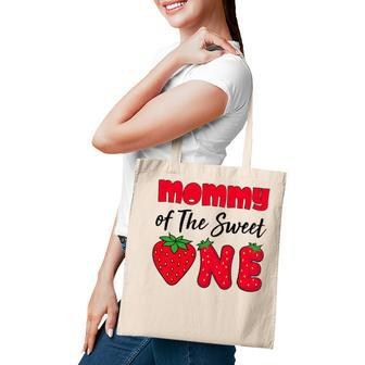 Womens Mommy Of The Sweet One Strawberry First Birthday Family V2 Tote Bag - Thegiftio UK