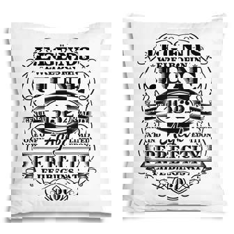 60Th Birthday For Legends Born June 1962 60 Years Old Pillow - Thegiftio UK