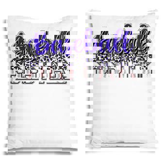 Baseball Sister Leopard Girls Women Mothers Day Mothers Mom Pillow - Thegiftio