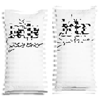 Be The Sunshine Retro Beach Vacation Summer Quote Women Gift Pillow - Thegiftio