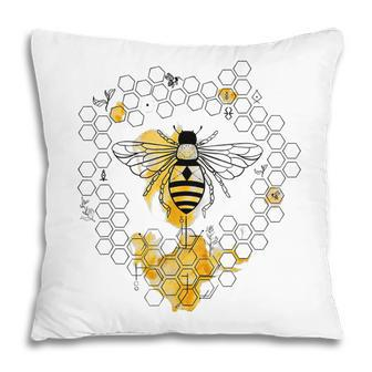 Bee Lover Beekeeper Queen Bee Beekeeping Funny Lover Pillow - Thegiftio UK
