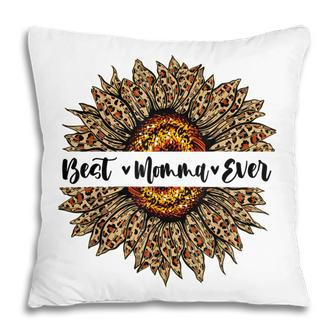 Best Momma Ever Sunflower Momma Mothers Day Gifts Pillow - Thegiftio UK