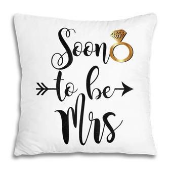 Bridal Shower Bride Gift Future Wife Soon To Be Mrs Arrow Pillow - Thegiftio UK