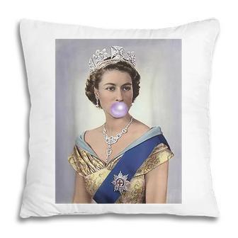 British Queen Monarchy Platinum Jubilee 70Th Anniversary V2 Pillow - Thegiftio UK