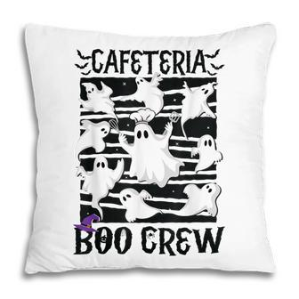 Cafeteria Boo Crew Teacher Lunch Lady Team Spooky Babe Ghost Pillow - Thegiftio UK
