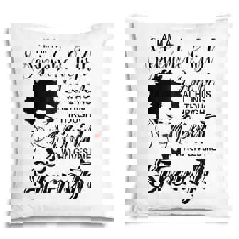 Christian September Girl I Can Do All Things Through Christ Pillow - Thegiftio